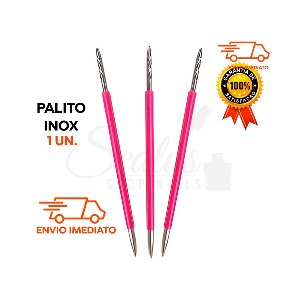 Palito Inox Isis Cutelaria Profissional Manicure