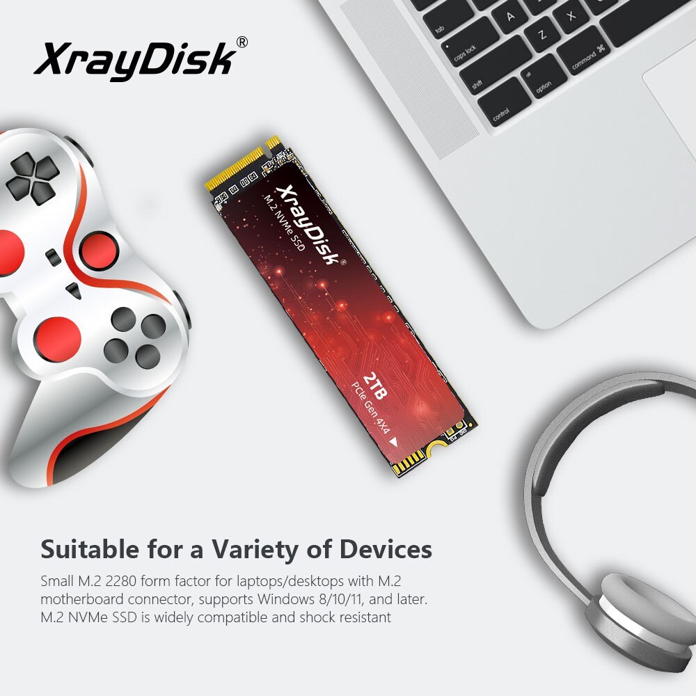 内蔵型SSD XrayDisk 2TB Pro M.2 NVMe SSD NVMe SSD (2TB PRO), Xraydisk M2 alta velocidade, 2TB, Xraydisk M.2