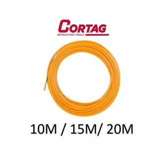 Passa Fio Puxa Fio Guia Sonda Profissional Alma De Aço resistente 10m/ 15m/ 20m CORTAG