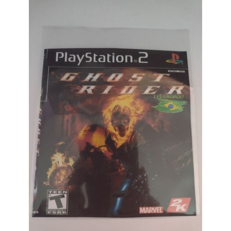 Ps2 - Ghost Rider Ghostrider Motoqueiro Fantasma - Leia a descrição