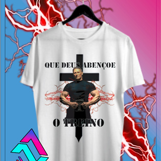 Camiseta Academia Treino Padre Marcelo Rossi Masculina