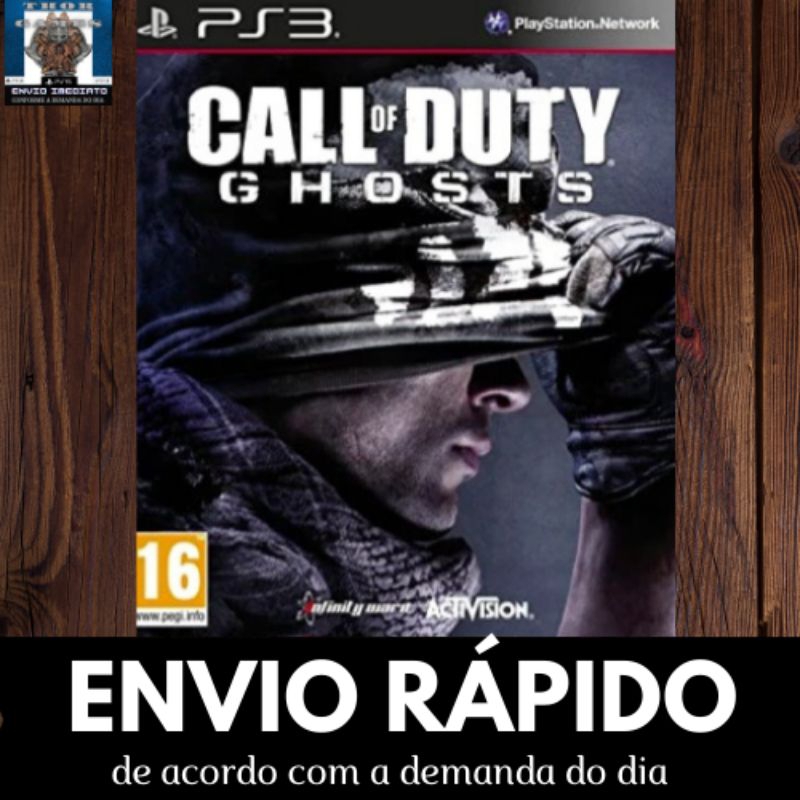 Máscara Fantasma Ghost Original Do Jogo Cod Mw2 Play E Xbox