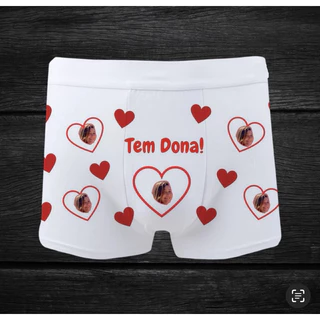 Cueca box Personalizada com foto e nome presente perfeito humor love dia dos namorado esposo