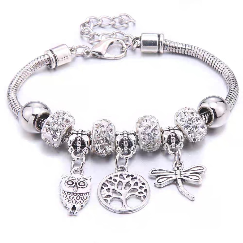 Pulseira Prata Pandora e Vivara Bijuteria Prata Branco Adulto e Criança