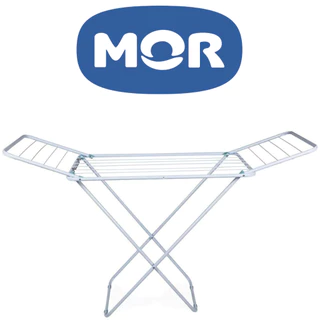 Varal de Chão com Abas Slim Mor Branco de Aço Reforçado Oferta