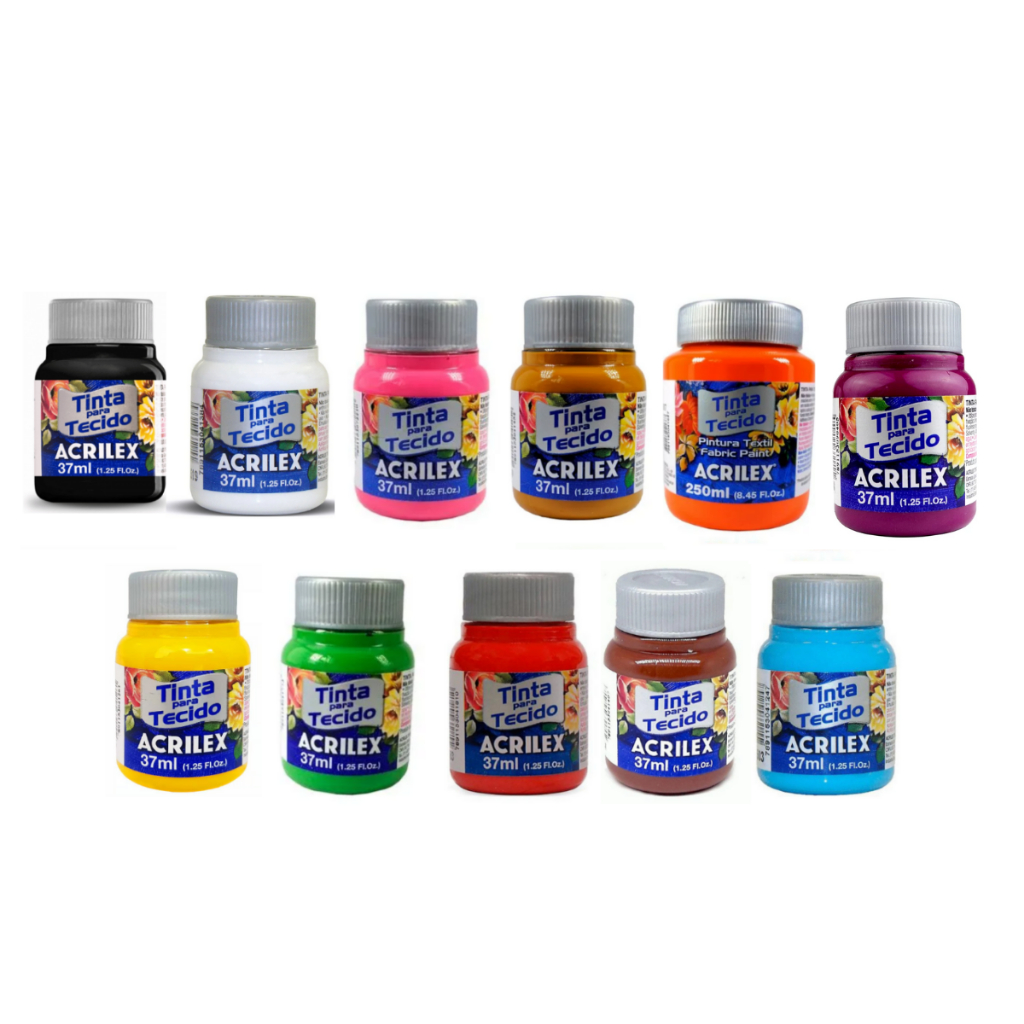 Tinta para Tecido - Acrilex 37 ml - Cor a escolher
