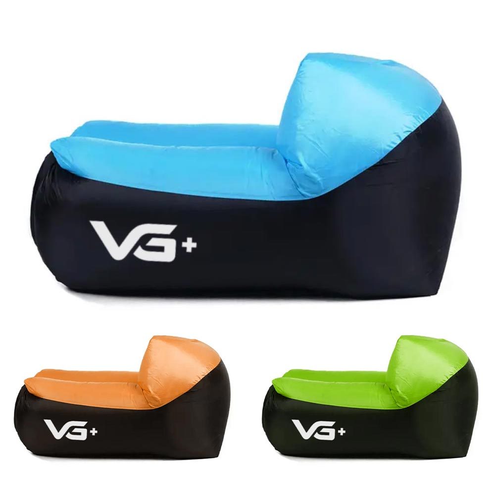 Sofá de Ar Hug Bag Inflável Camping Confortável VG+