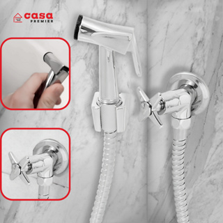 Duchinha Higiênica De Banheiro Chuveirinho 100% Metal Inox Cromado Higienico Modelo C 23 1,20m
