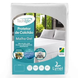Protetor de Colchão Impermeável Lynel TechLife Malha Gel