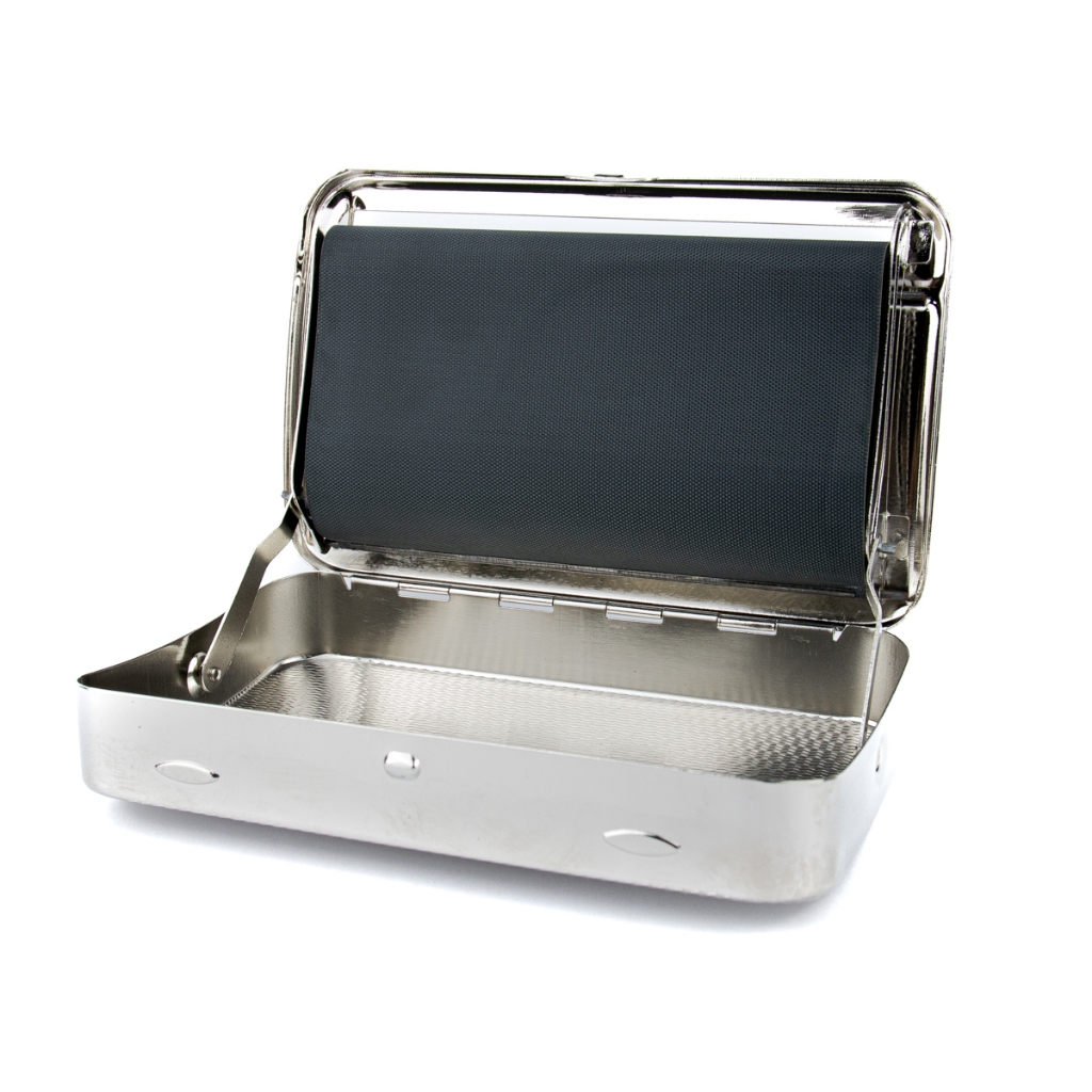 Enrolador Automático de Metal 110mm Grande Case de Metal Armazenar Itens Tamanho Guardar Objetos Grandes