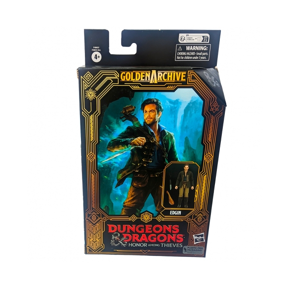 Figura Dungeons & Dragons Honra Entre Rebeldes - 15 cm com Acessórios - Edgin - F4865 - Hasbro