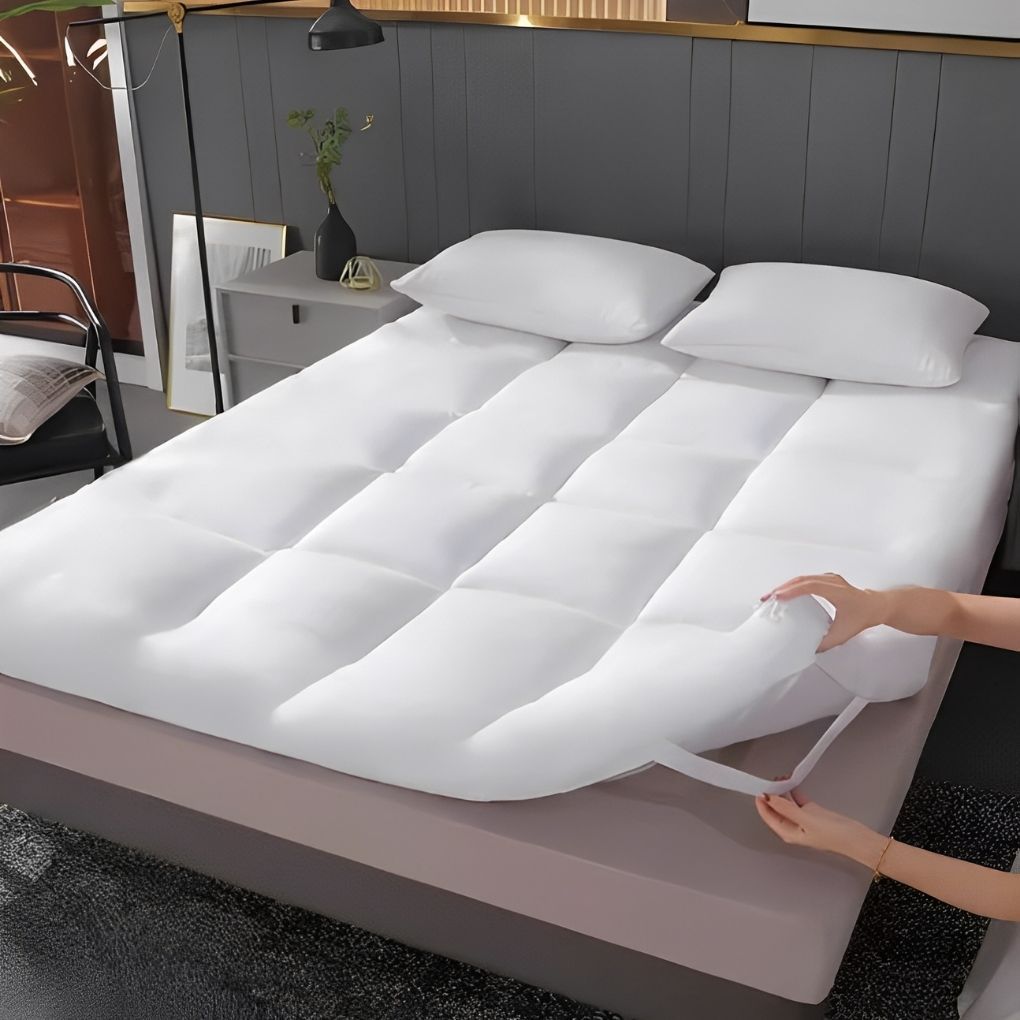 Pillow Top Casal Queen Macio de Manta Siliconada Antialérgico 300 - BRANCO