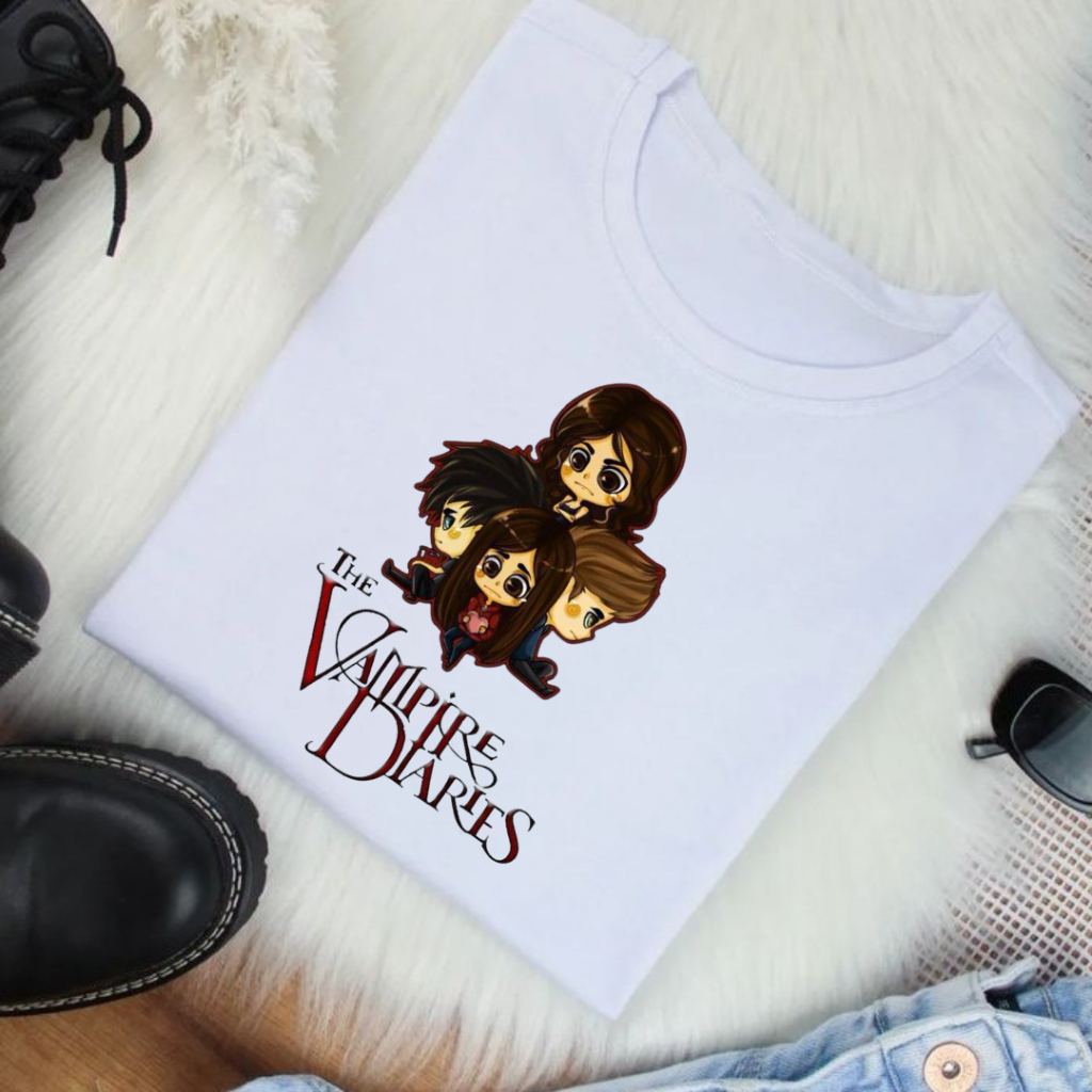 Camiseta Babylook Feminina The Vampire Diaries 8ª Temporada