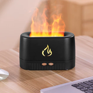 Chama Umidificador De Ar Difusor De Aroma Aromaterapia 200 Ml USB Ultrasonic Óleo Essencial Quarto Fragrância
