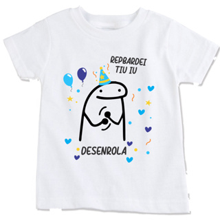 1 Camiseta Bonequinho Flork Meme Quando sua opinião for eu aceito