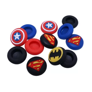 Kit 8 - Grip de Silicone para botão analógico de controles de vídeo games - Modelos