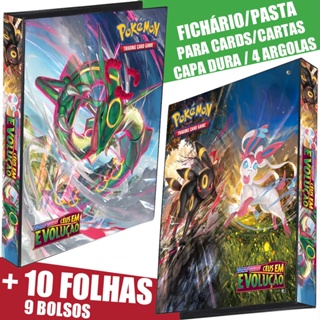 Pasta Fichário Capa Dura Pokémon Escarlate E Violeta 151 Mew