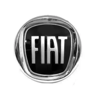 Par De Emblemas Fiat Grade E Mala Palio G4 2008 acima Preto