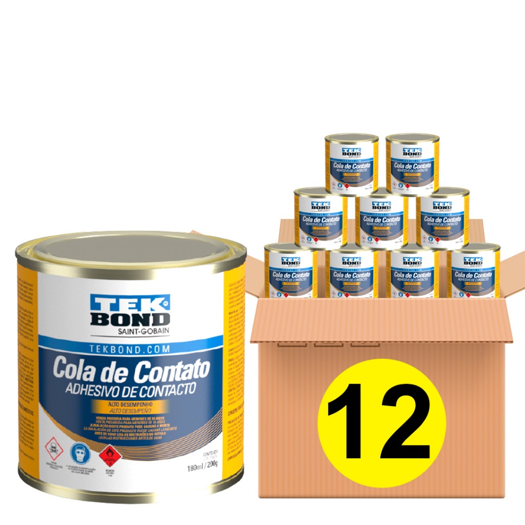 KIT 12 COLAS DE CONTATO SAPATEIRO 200G