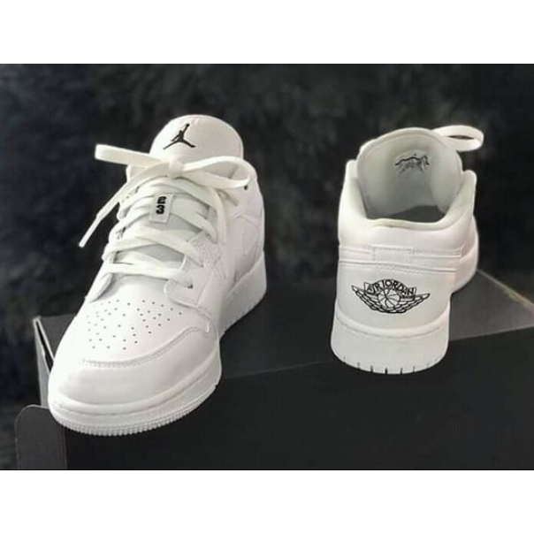 TÊNIS NIKE AIR JORDAN 1 DUNK LOW CANO BAIXO TODO BRANCO FEMININO E MASCULINO CONFIRA !