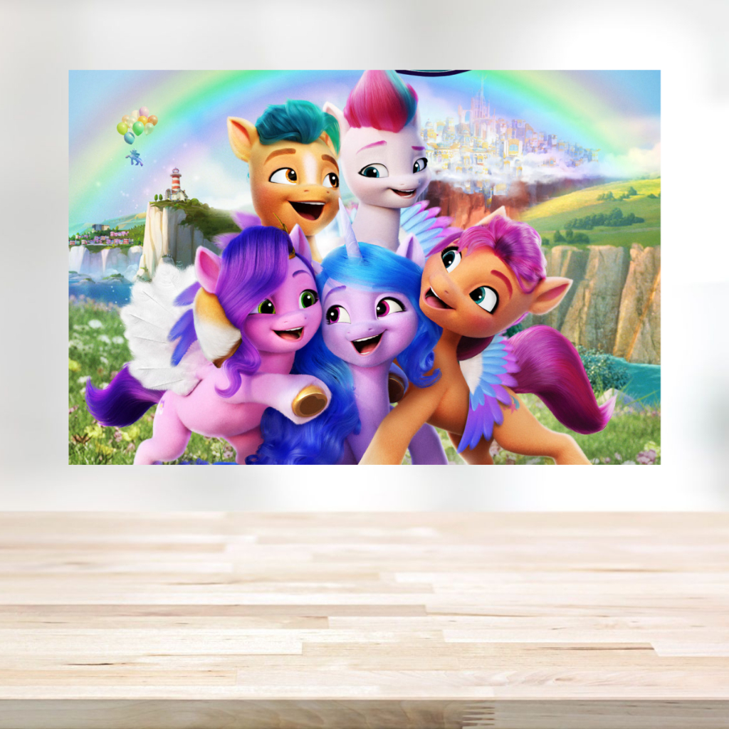 Painel 1x0,65m My Little Pony Nova Geração