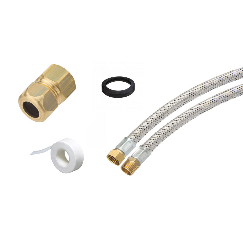 Kit Instalação Gás Encanado Mangueira 1,5mt + Adaptador