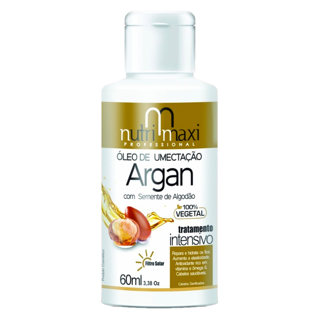 Óleo de Umectação Argan NutriMaxi 60ml | Shopee Brasil