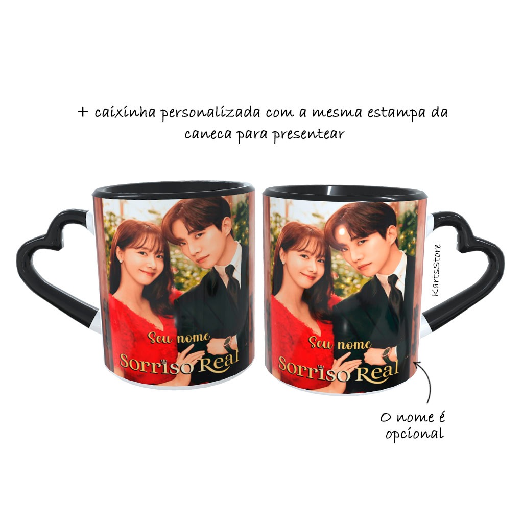 Caneca Personalizada da Série Sorriso Real Dorama Netflix