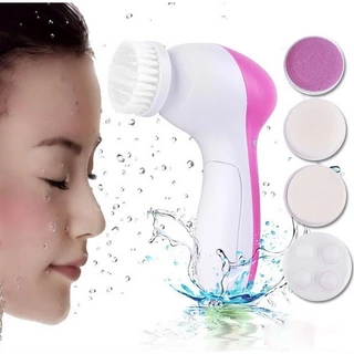 Escova Facial Elétrica Esfoliante limpeza Massageadora 5/1 Portátil -RS63