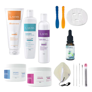 Kit Limpeza de Pele Completo + Hialurônico+Acessórios