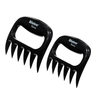 Kit Jogo Duas Garra de Urso Em Pvc Para Churrasco e Assados Desfiador de Carne em Oferta na Shopee