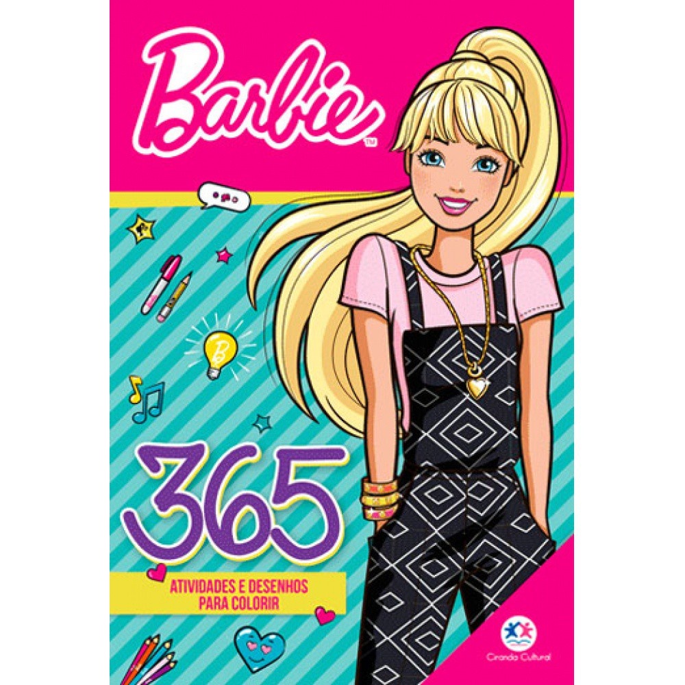 Livro - Barbie - 365 atividades e desenhos para colorir - Capa comum -  Ciranda Cultural | Shopee Brasil