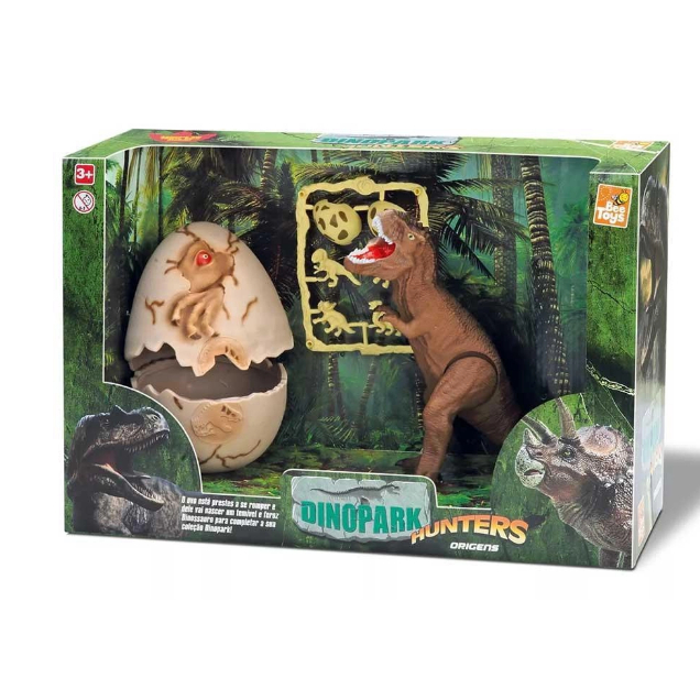 Dinossauro De Brinquedo Ataca Jogo De Resgatar Os Ovos Do Dino Nao Acorde O  T-Rex Dino Furioso Com Sons E Roleta Divertida - Zoop Toys