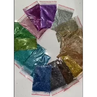 100g Glitter 008" 1/128 Poliéster Fino