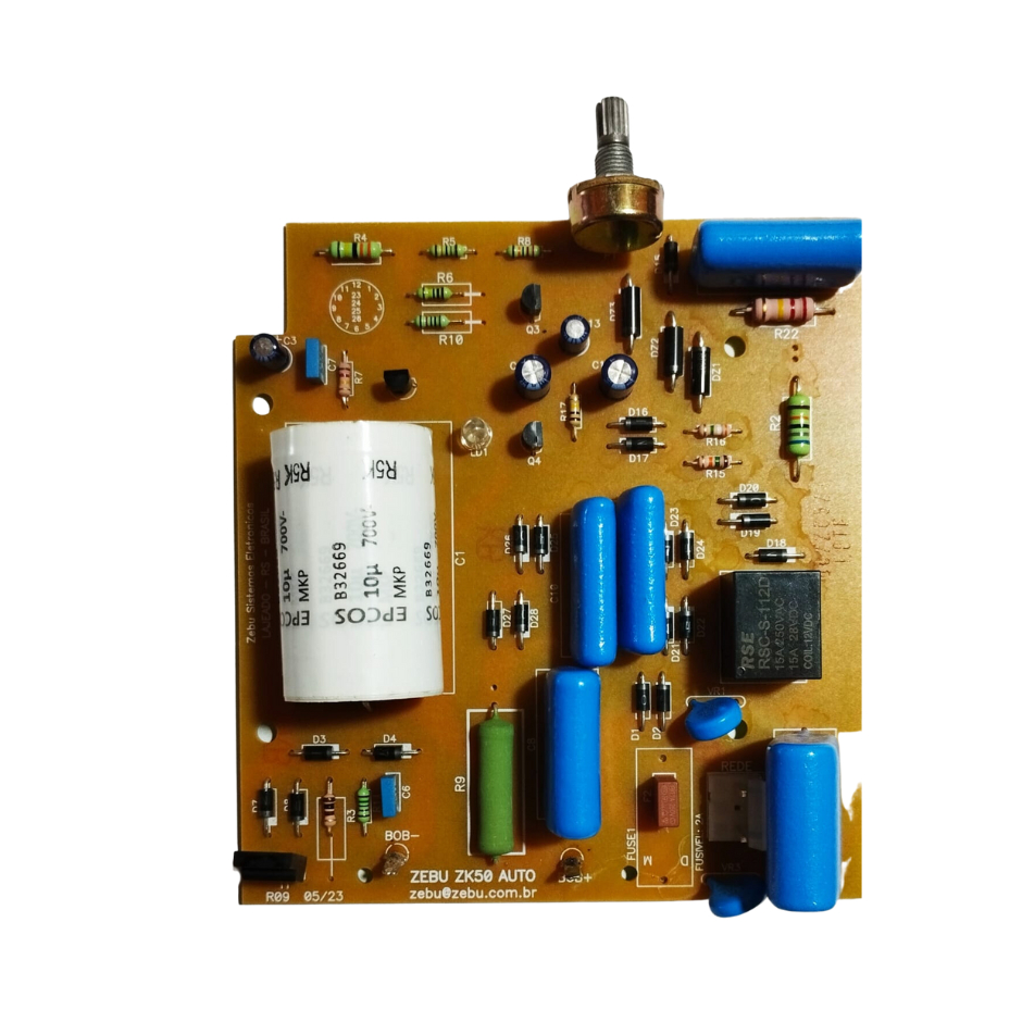 Placa Eletrificador Cerca Eletrica 50km Zebu Original Zk50 110/220v Automatico