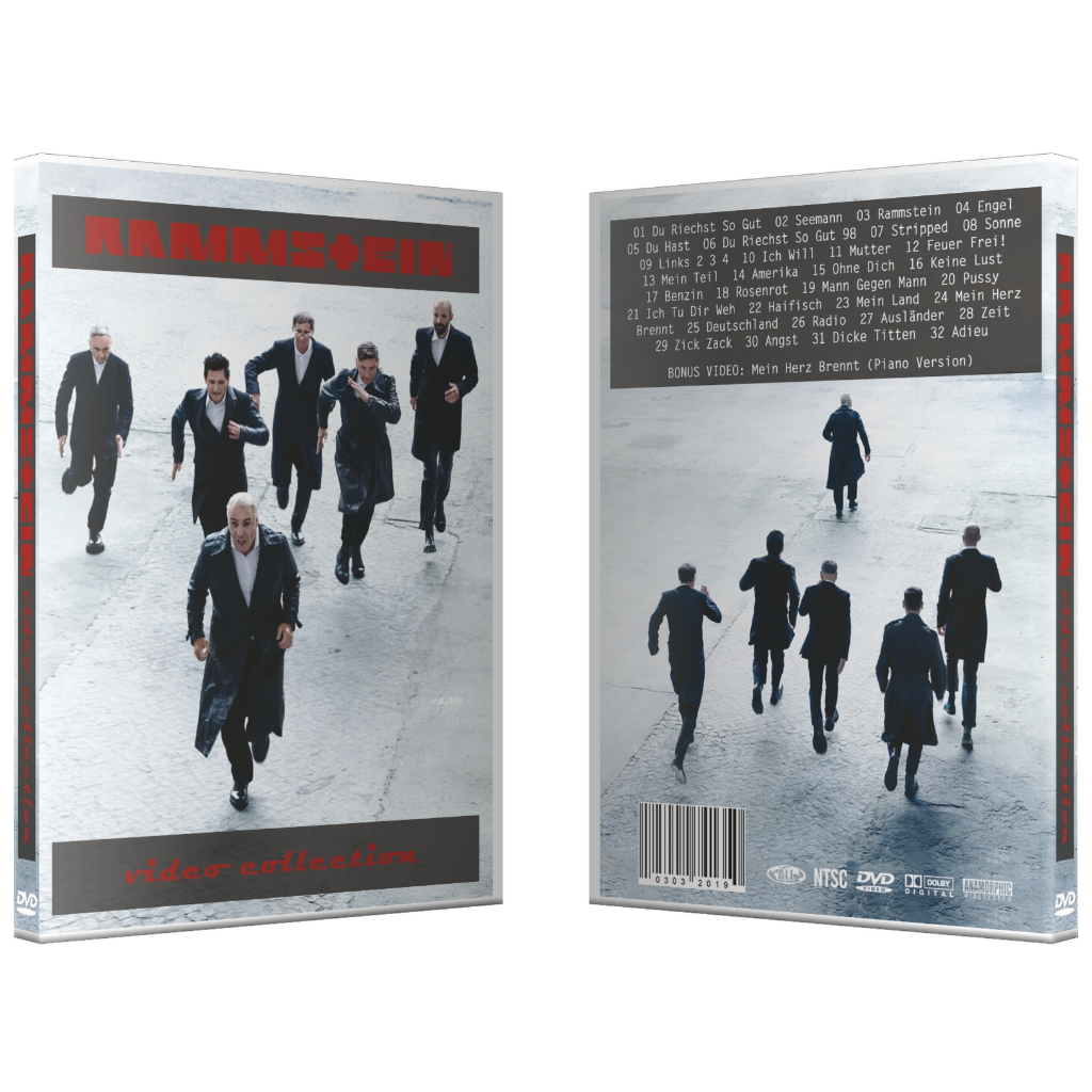 DVD RAMMSTEIN - VIDEO COLLECTION (fan made) | Shopee Brasil
