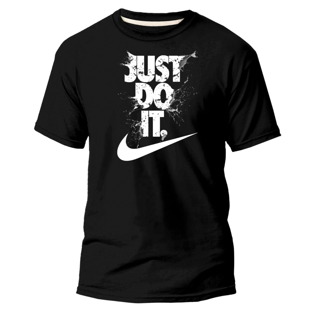 Camiseta JUST DO IT Unissex Camisa 100% Algodão