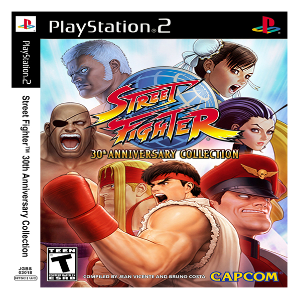 Street Fighter 30° Anniversary Collection [REPRO-PACTH] - PS2 - Sebo dos  Games - 10 anos!