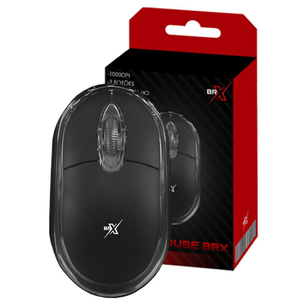 Mouse sem Fio Brx na Black Friday 2025 | BuscaProdutos