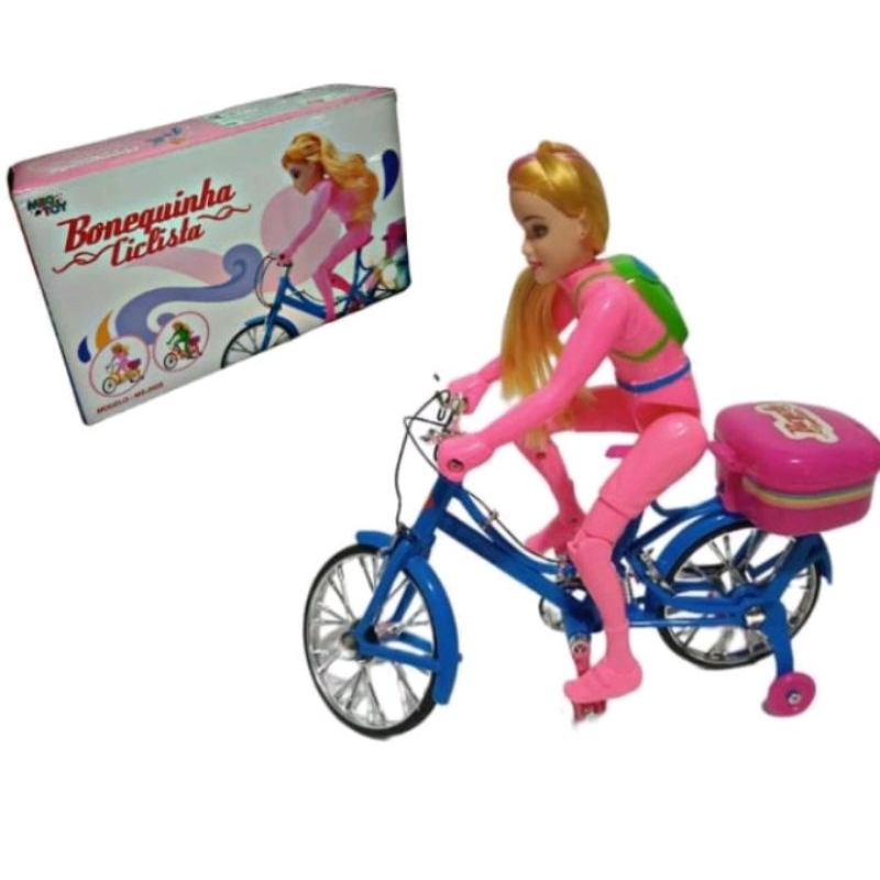 Boneca Barbie C/ Bicicleta Mattel - HBY28 - Shoploko - Por você, para você