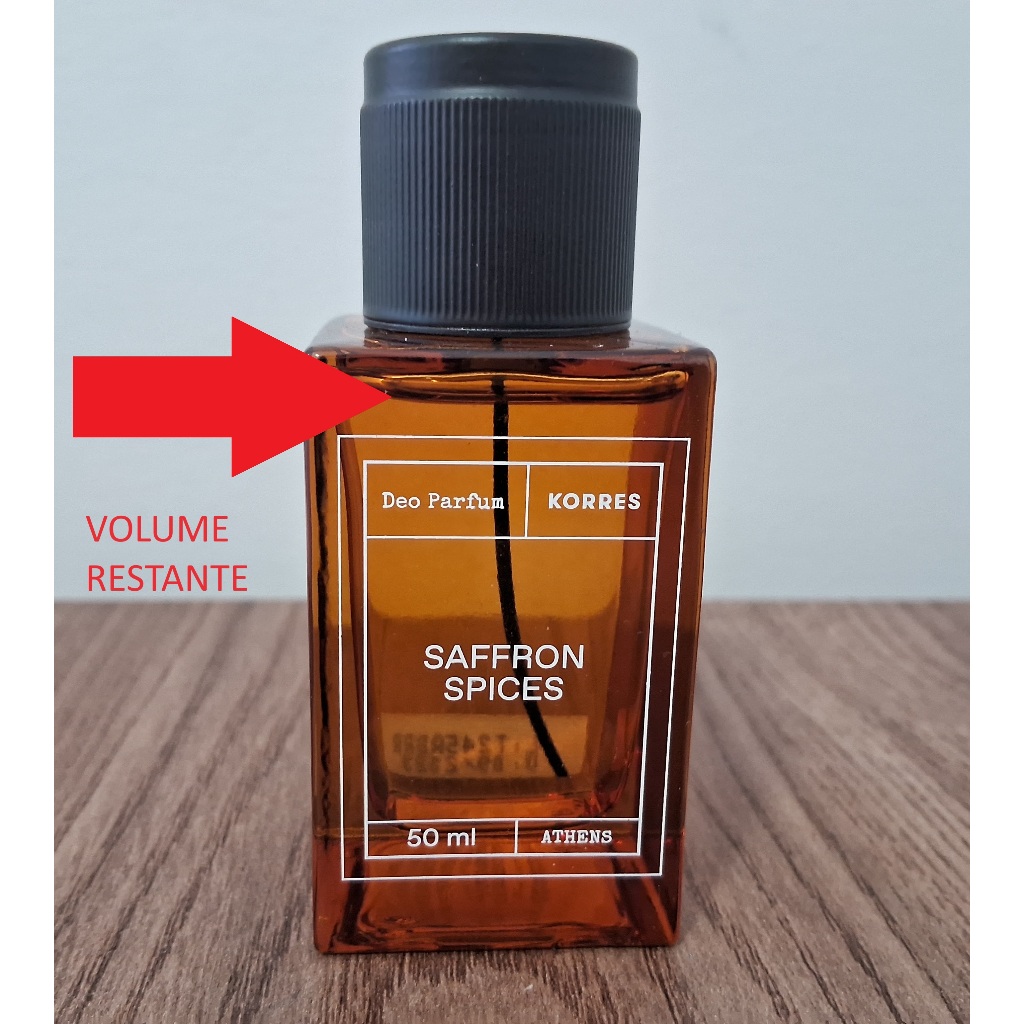 Perfume Saffron Spices Korres 50ml Aberto val 09/2023