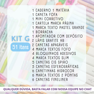 Kit De Papelaria Criativa Kawaii Fofa Lápis De Cor Caneta Marca Texto - Kit  Lapis De Cor Papelaria - Caneta Marca Texto - Magazine Luiza