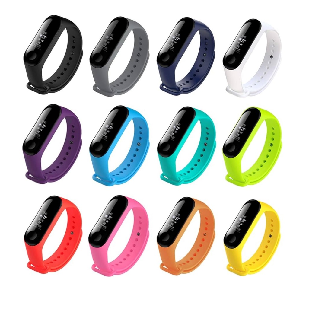 Kit Pulseiras Premium fivelas para relógio mi band 3/4 [SELECIONE O KIT E ESCOLHA AS CORES]