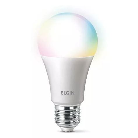 Lampada Inteligente Led Bulbo 10w Bivolt Smart Color - Elgin