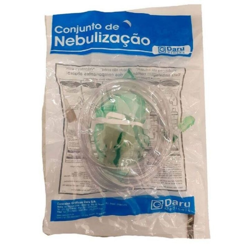 Máscara para nebulização C/ ROSCA PARA ADULTO E INFANTIL
