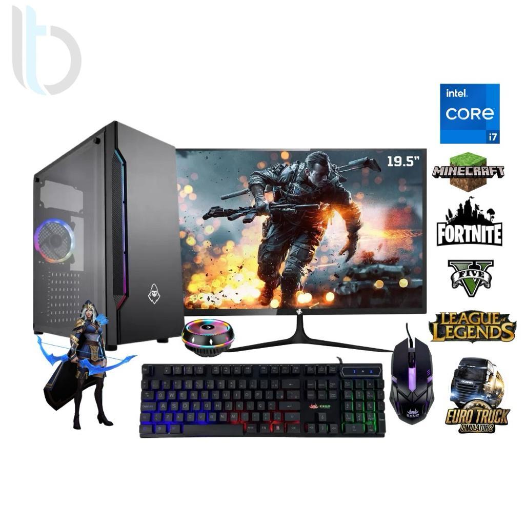 Pc Gamer Completo Kit Amd A8 3.8ghz Ssd 8gb Full Hd + Games