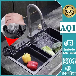 Cuba Cozinha Gourmet 304 Inox Cozinha deliciosa de luxo de alta qualidade / Ducha Horizontal Pode ser puxadoTorneira Flexível+ acessor Para envio imediato