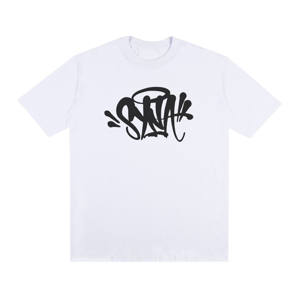 Camiseta Basic Syna World Streetwear Fio 30.1 Oversized Unissex 100% Algodão Estampada