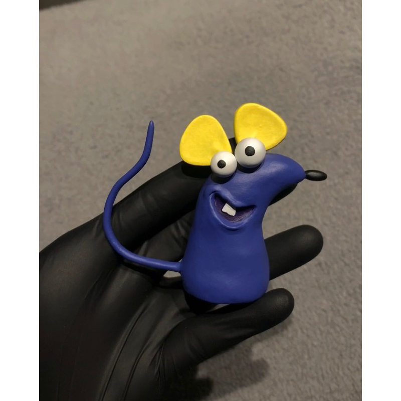 Rato castelo Rátimbum em resina