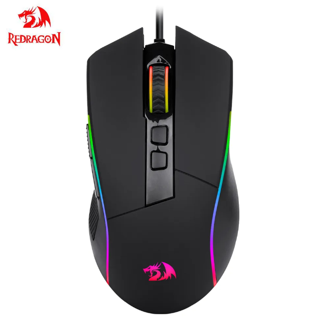 Mouse para jogos Havit RGB com fio programável ergonômico USB Mice